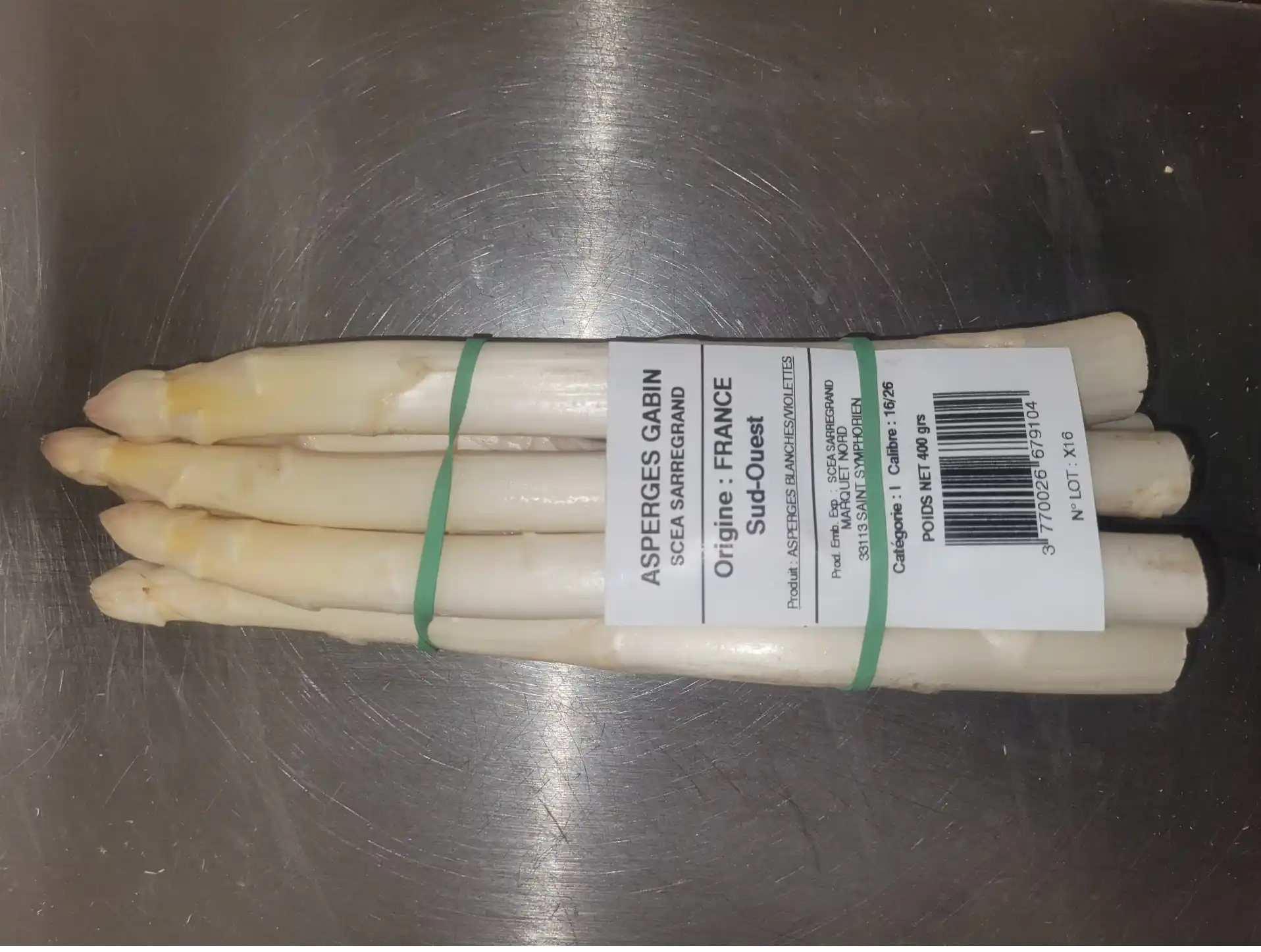 botte d'asperges 400 grammes